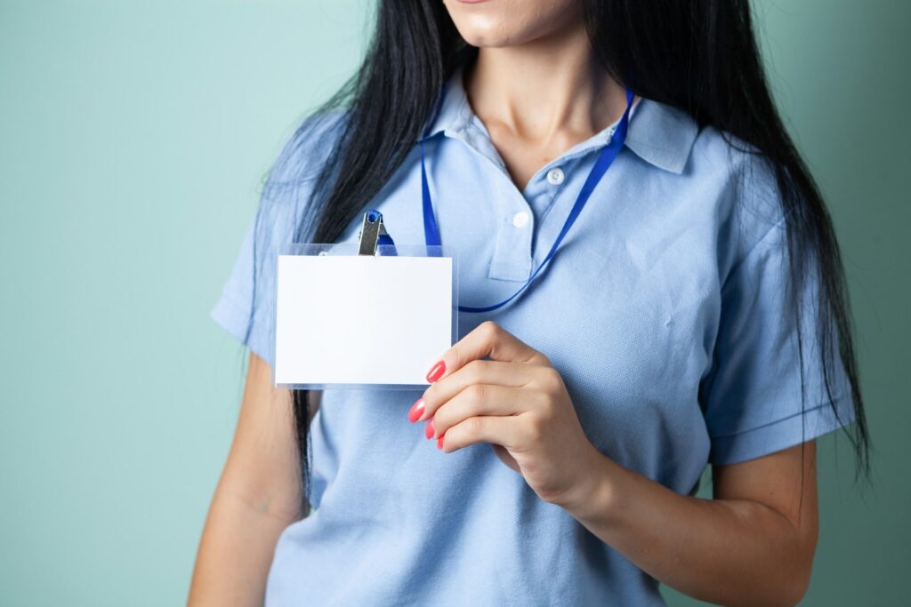 Identity documents being reviewed